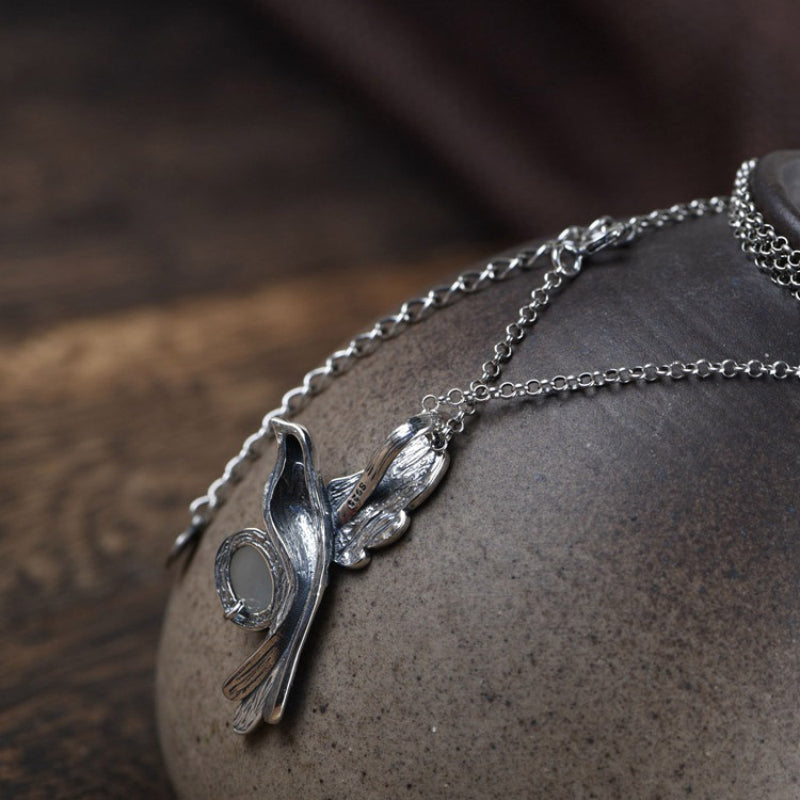The Vivian Bird Pendant with Chain