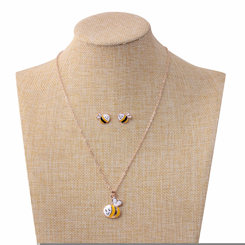 The Honeybee Pendant Set