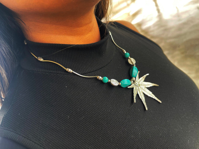 The Turquoise Beads Tribal Necklace