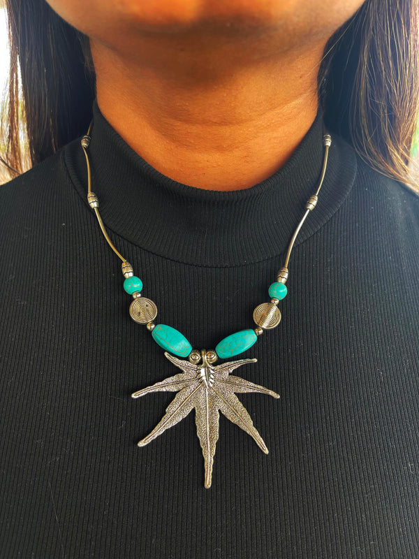 The Turquoise Beads Tribal Necklace