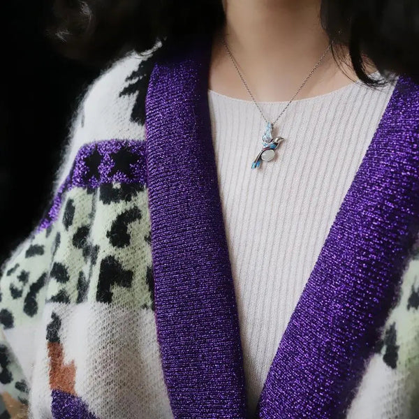 The Vivian Bird Pendant with Chain