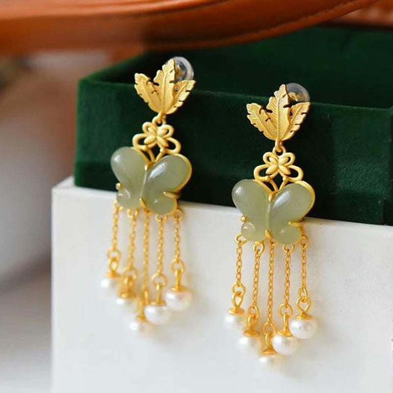 The Butterfly Tassel Earrings