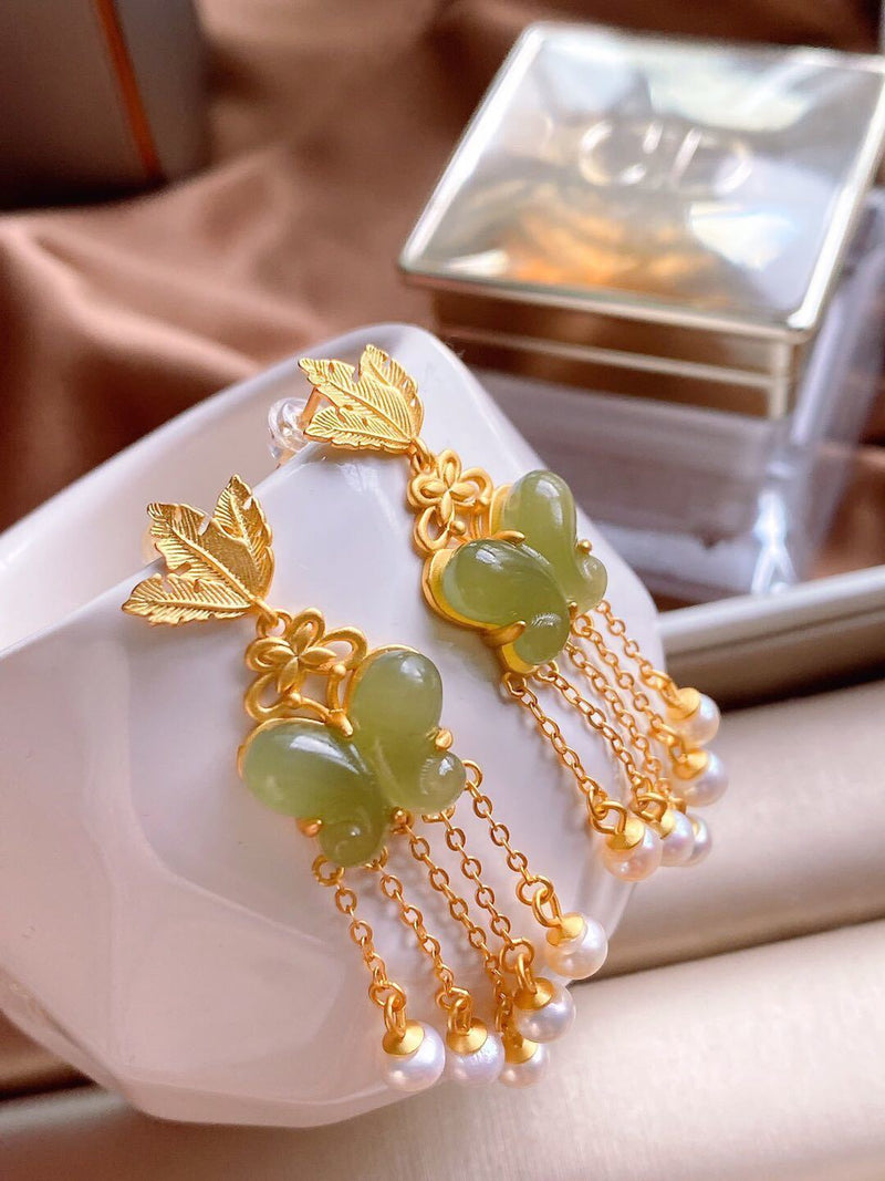 The Butterfly Tassel Earrings