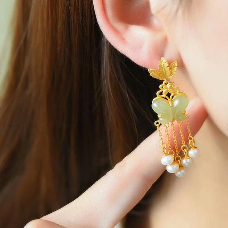 The Butterfly Tassel Earrings