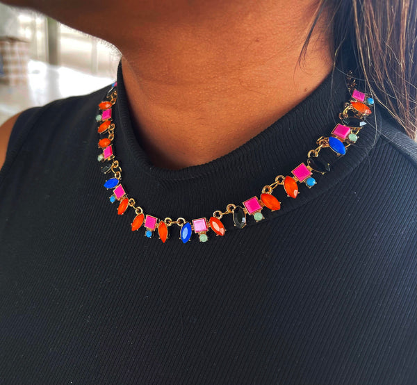 The Multicolored Turkish Crystal Necklace