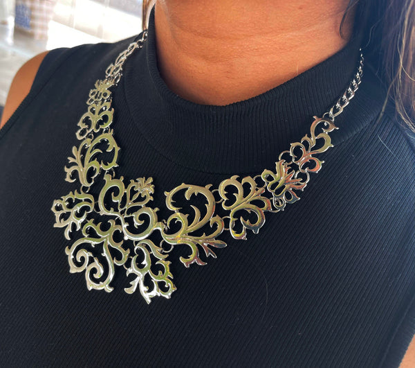 The Silver Statement Necklace