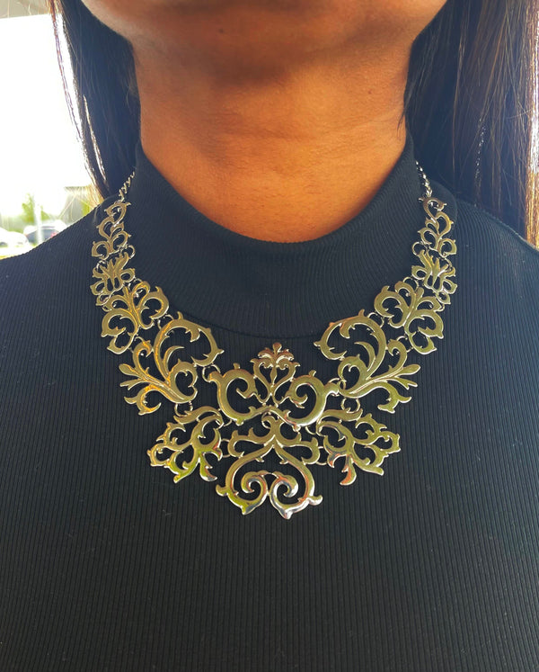 The Silver Statement Necklace