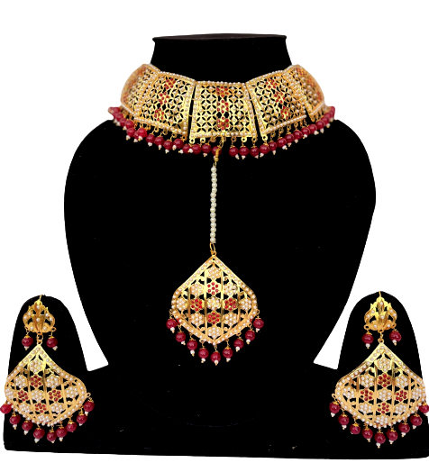 The Ravishing Jadau Choker Jewelry Set