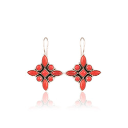 The Celia Earrings : Red