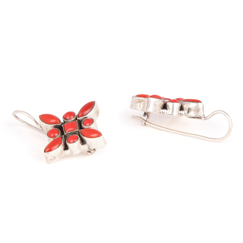 The Celia Earrings : Red