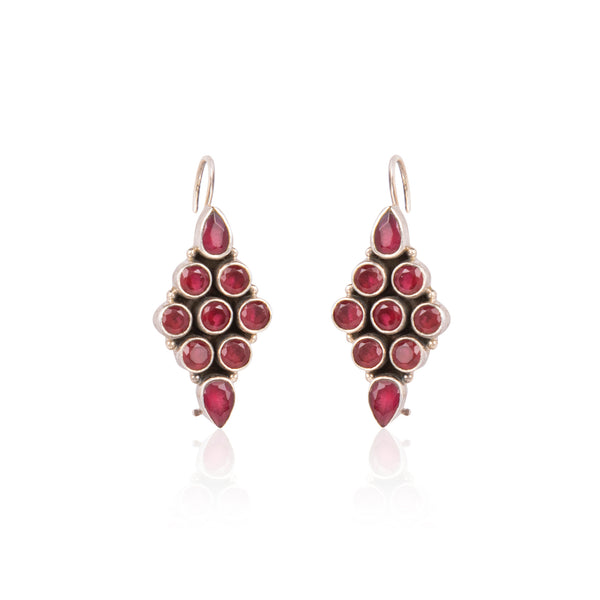 The Bridget Earrings : Wine