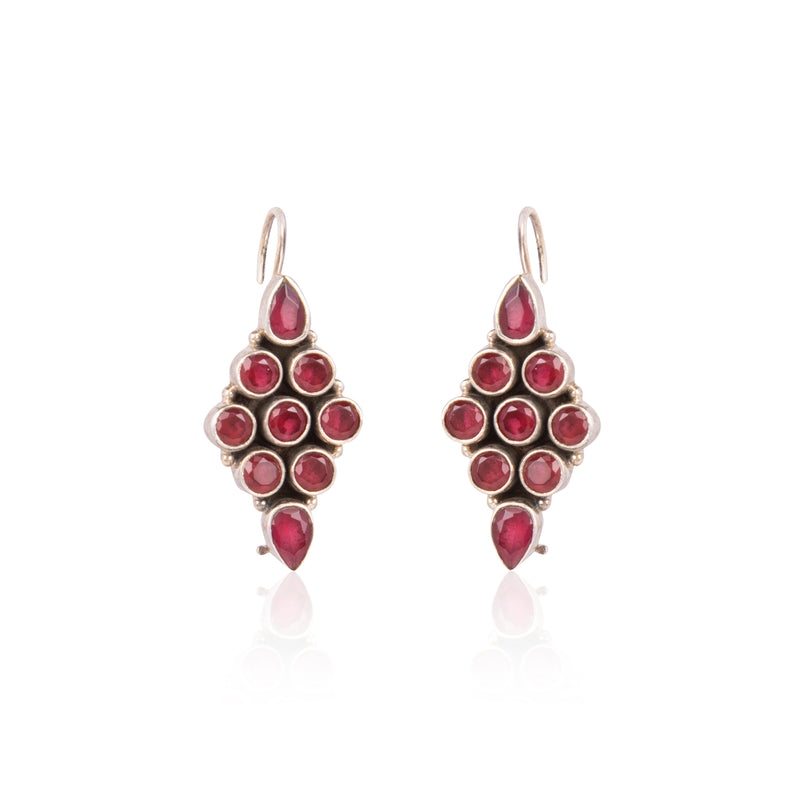 The Bridget Earrings : Wine