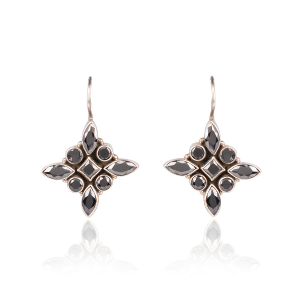 The Celia Earrings : Black