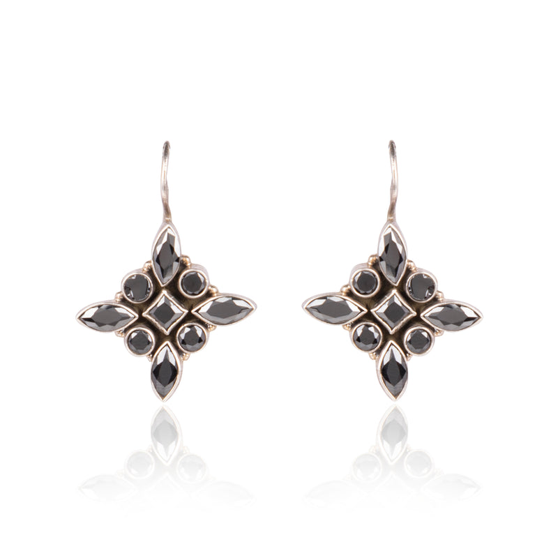 The Celia Earrings : Black