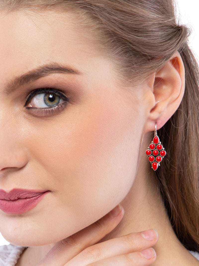 The Bridget Earrings : Red