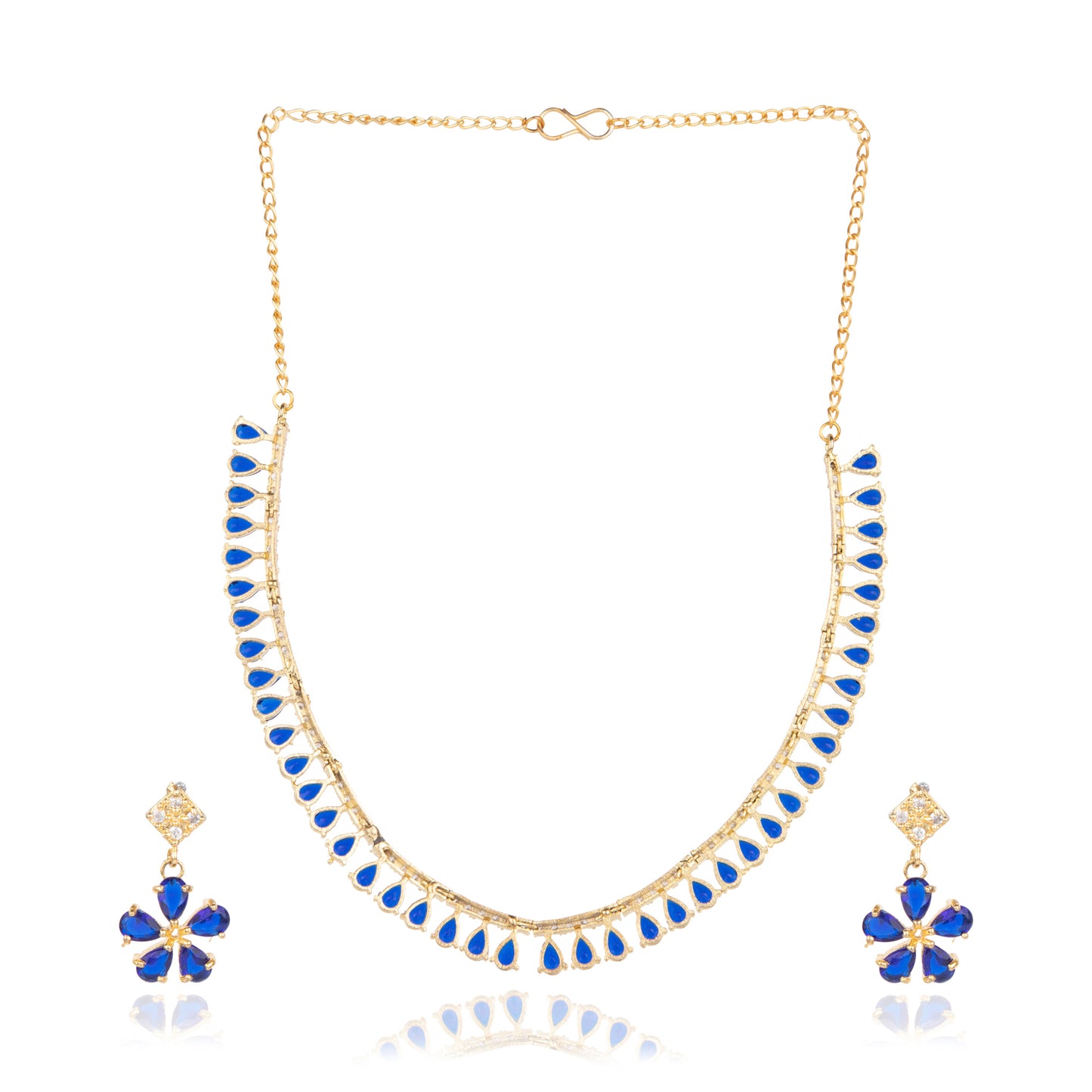 The Naila Jewelry Set - Blue
