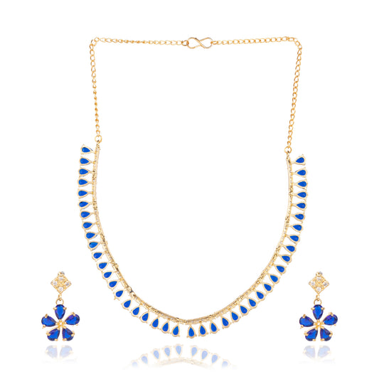 The Naila Jewelry Set - Blue