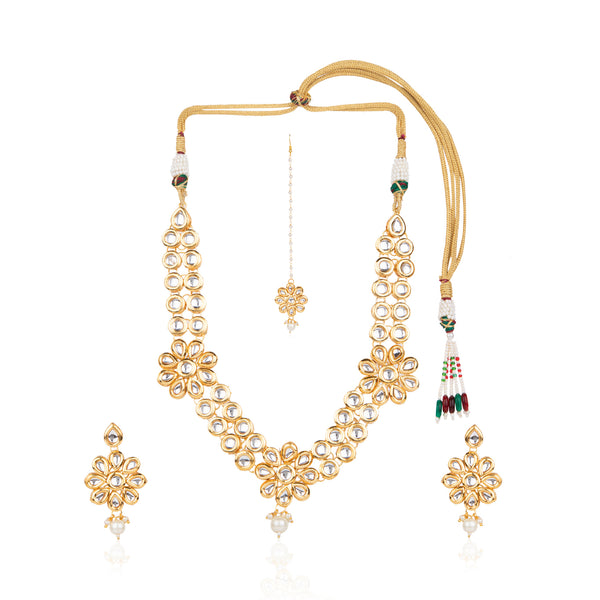 The Gulzar Kundan Jewelry Set