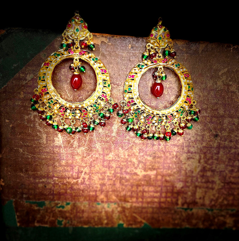 Preet, The Gold Plated Chandbalis