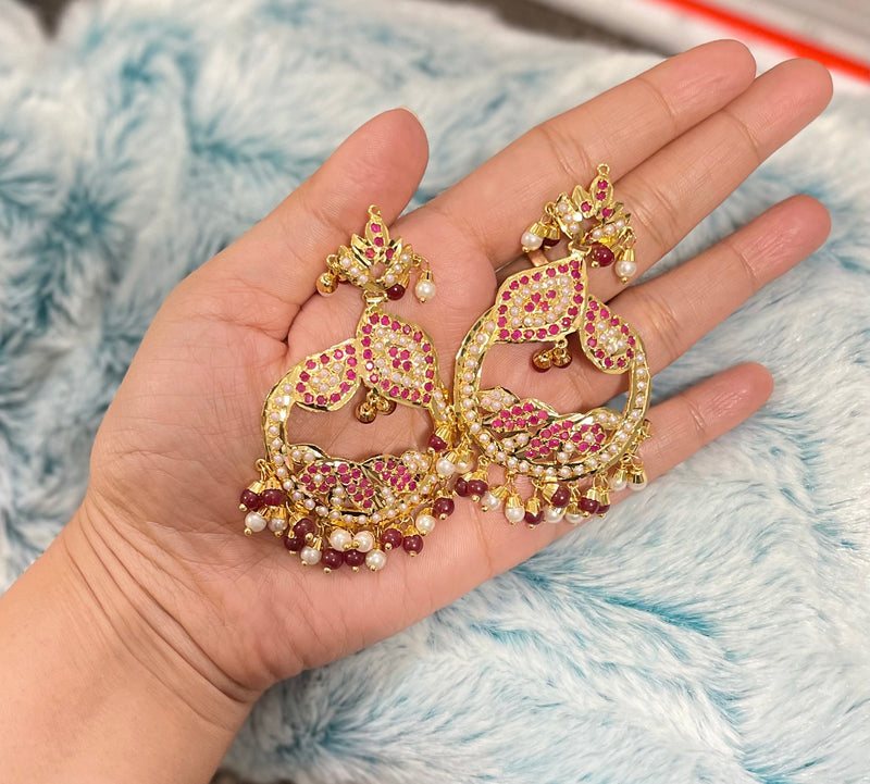 The Retro Jadau Earrings