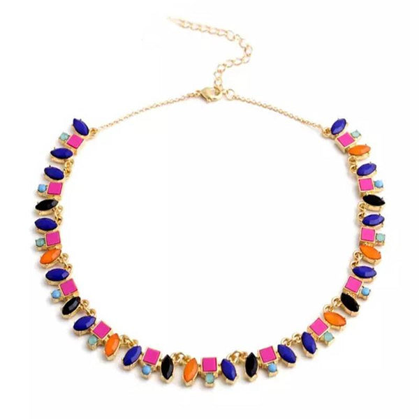 Multicolored Stones Necklace