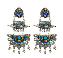 The Turkish German Silver Earrings