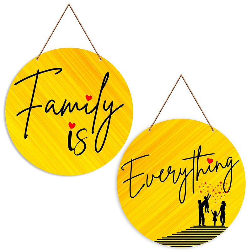 "Family is Everything" Wall Hanging