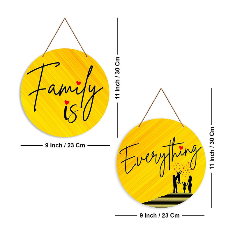 "Family is Everything" Wall Hanging