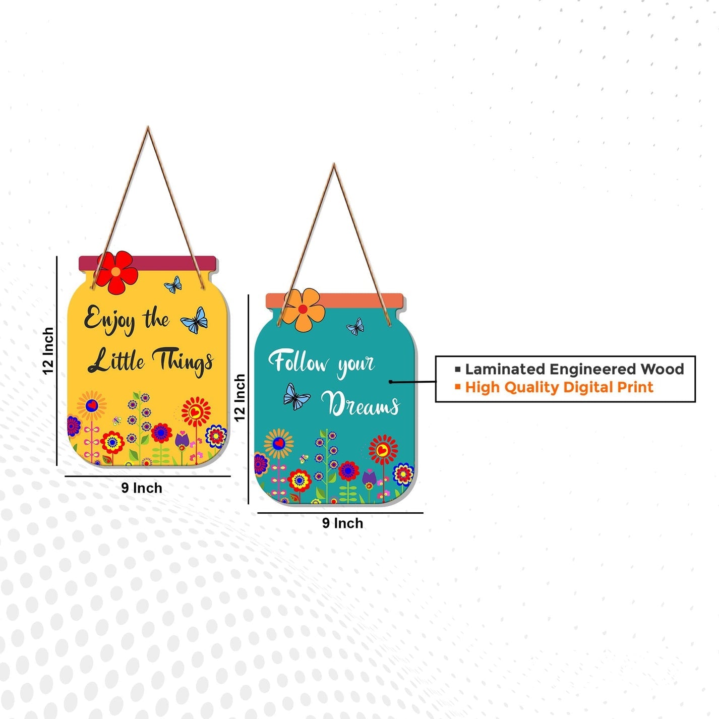 The Motivational Wall Decor (set of 2)